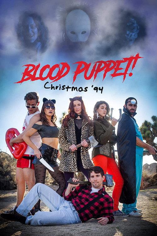 Blood Puppet! Christmas '94 backdrop