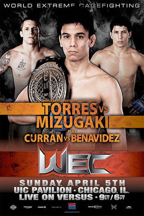 WEC 40: Torres vs. Mizugaki backdrop