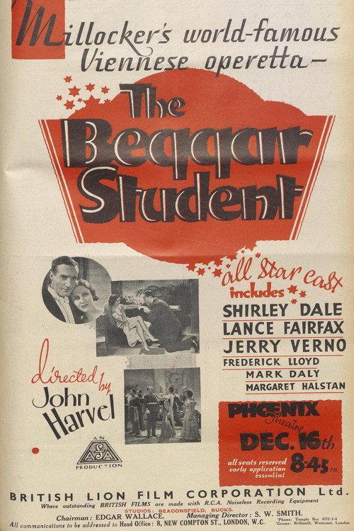 The Beggar Student backdrop