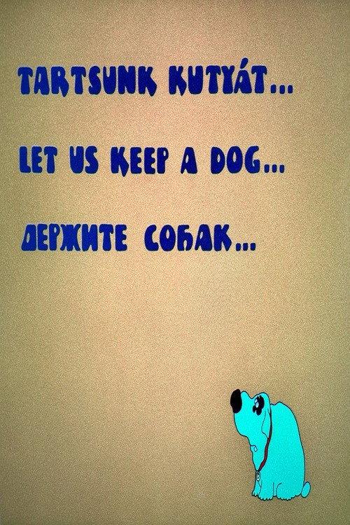 Let Us Keep a Dog backdrop