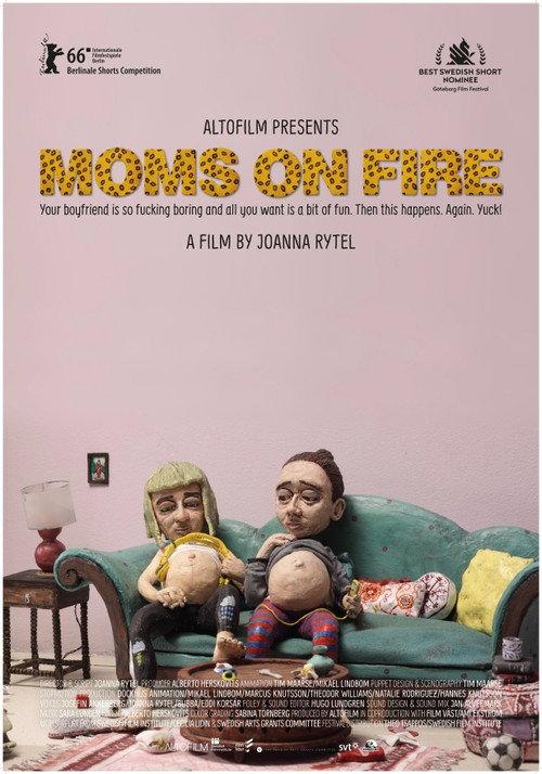 Moms on Fire backdrop