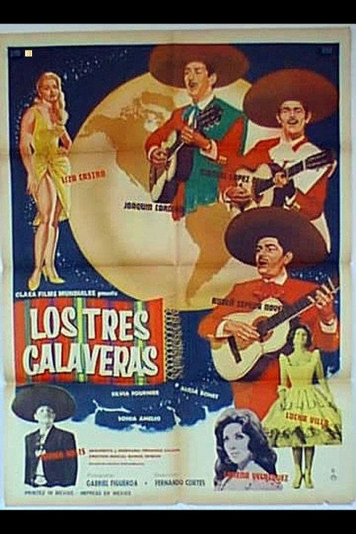 Los tres calaveras backdrop