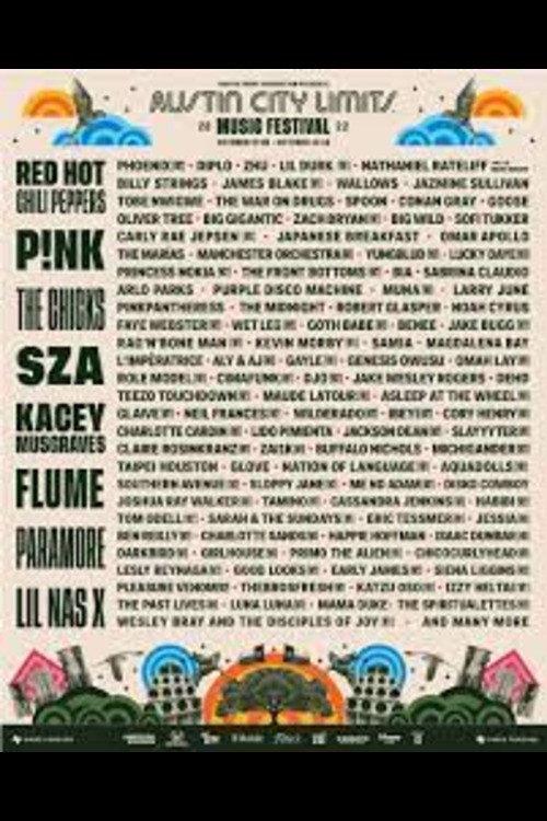 Paramore: Austin City Limits Music Festival 2022 backdrop