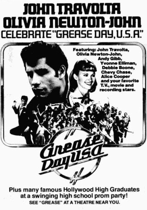 Grease Day USA backdrop