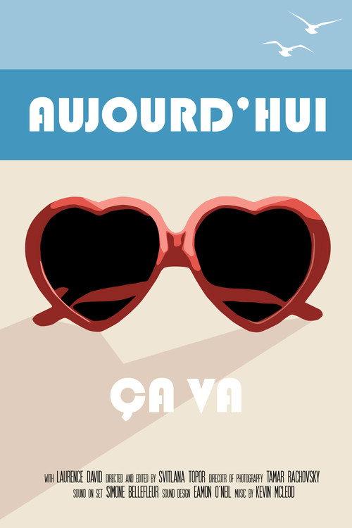 Aujourd’hui ça va backdrop