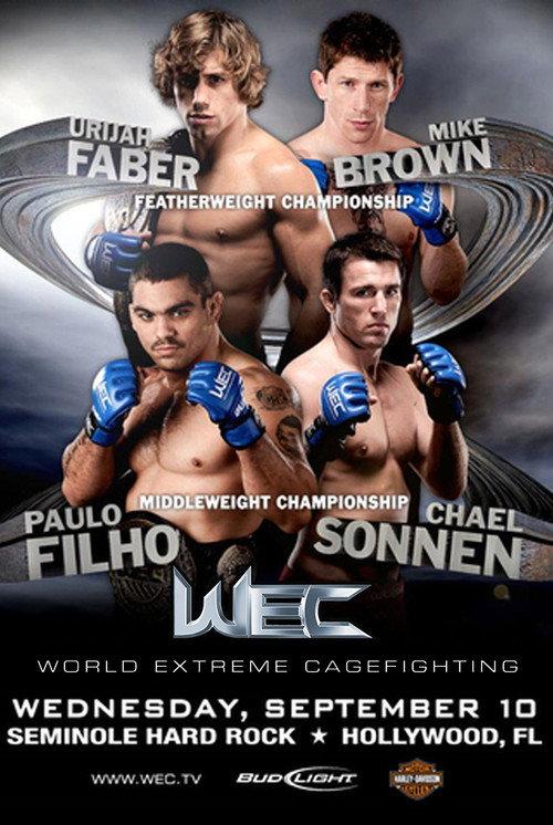 WEC 36: Faber vs. Brown backdrop