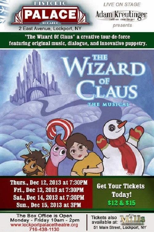 The Wizard of Claus: The Musical backdrop