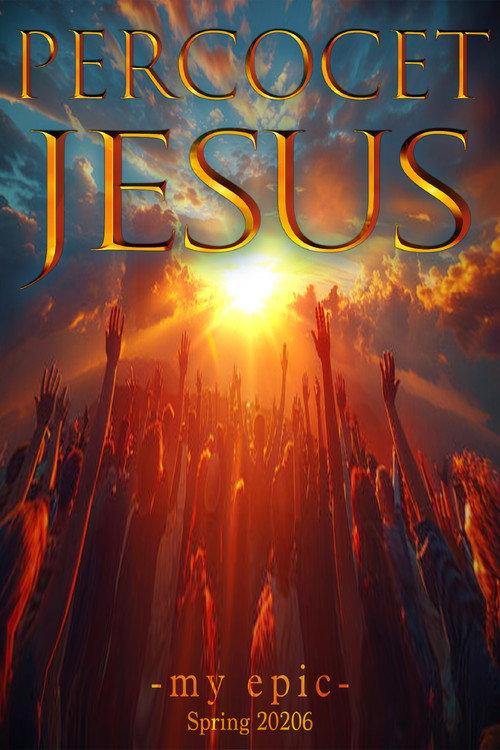 Percocet Jesus backdrop