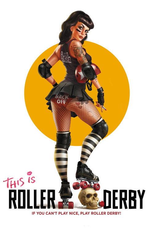 This Is Roller Derby backdrop