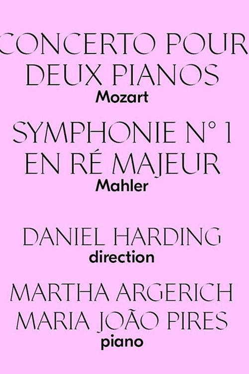 Martha Argerich & Maria João Pires Play Mozart Victoria Hall - Geneva backdrop