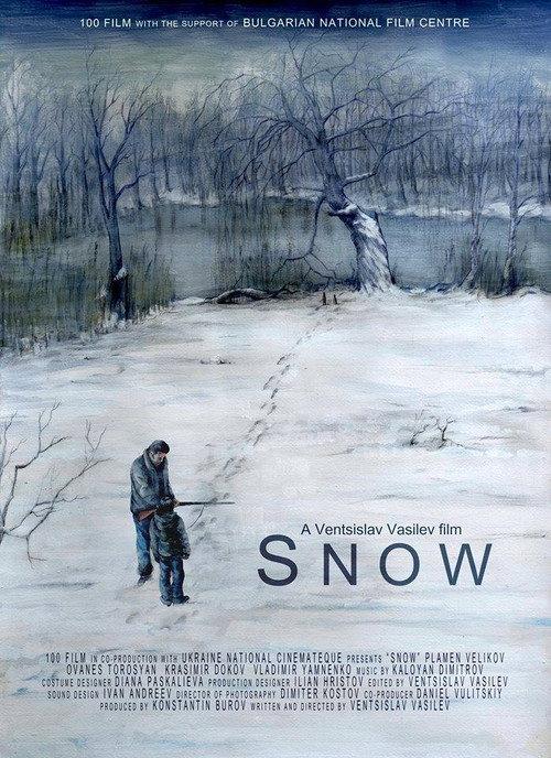 Snow backdrop