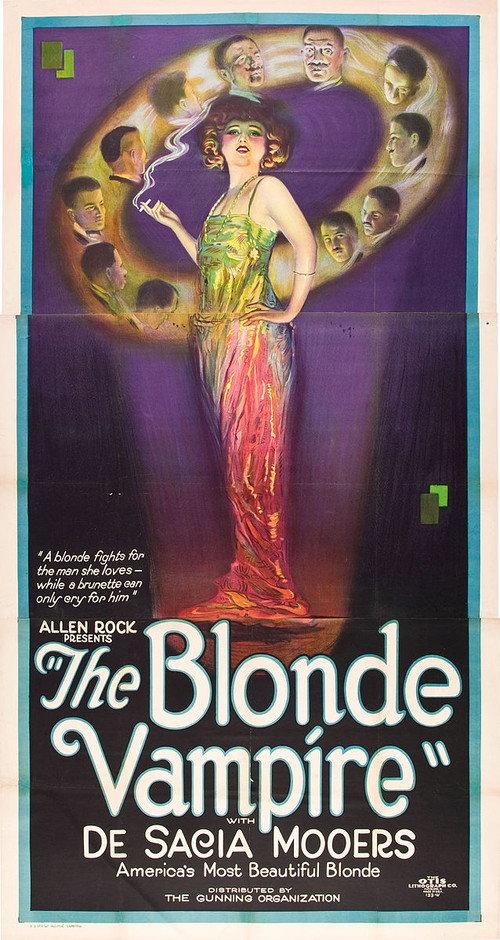 The Blonde Vampire backdrop