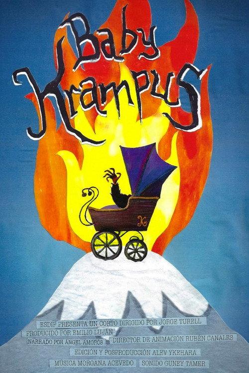 Baby Krampus backdrop