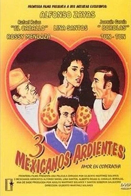 Tres Mexicanos ardientes backdrop