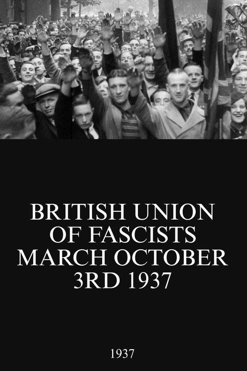 British Union of Fascists March backdrop