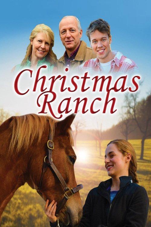 Christmas Ranch backdrop