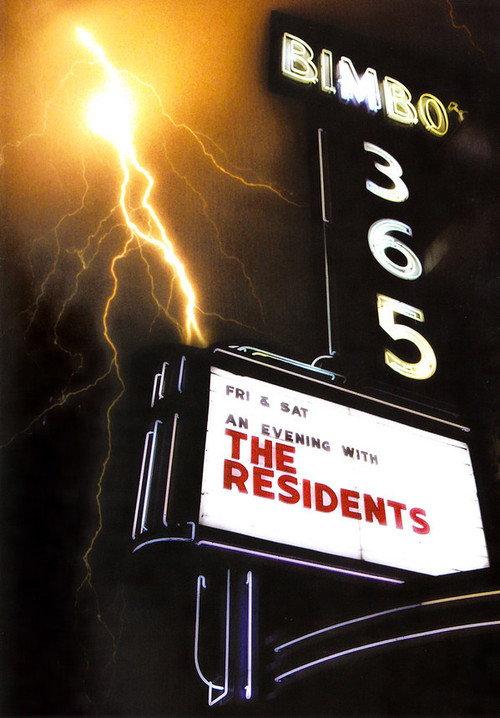 The Residents - Talking Light: Bimbo's backdrop