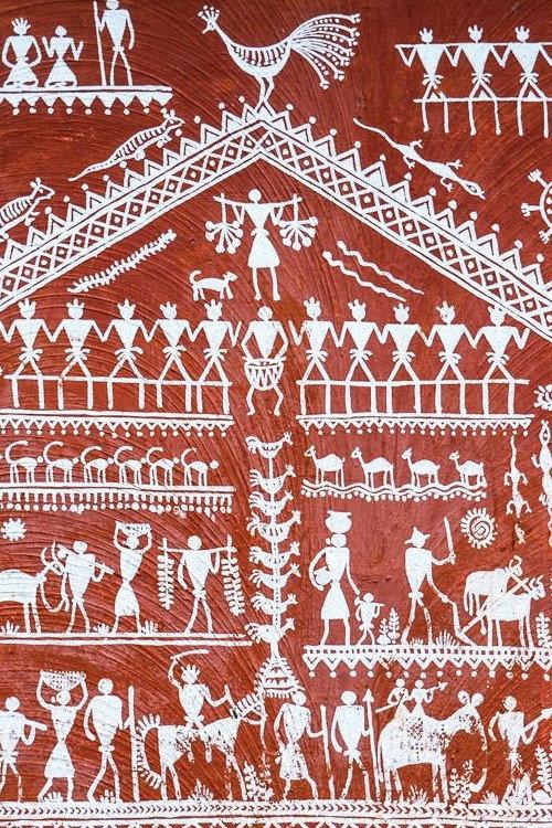 The Life of the Adivasis backdrop