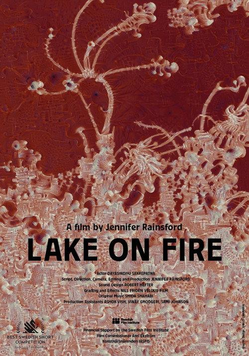 Lake on Fire backdrop
