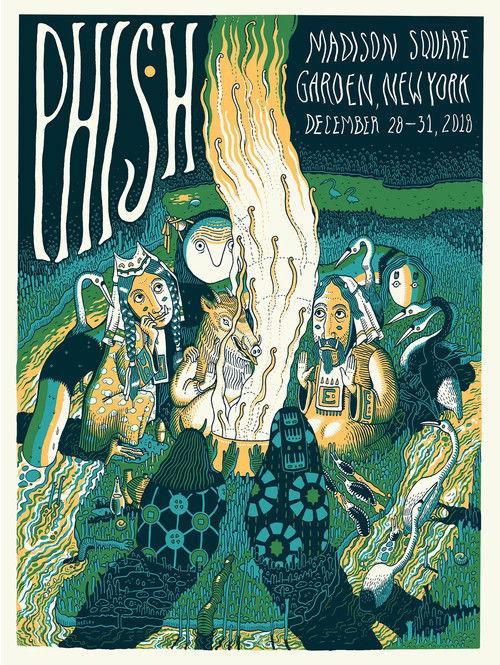 Phish 2018-12-31 Madison Square Garden, New York, NY backdrop