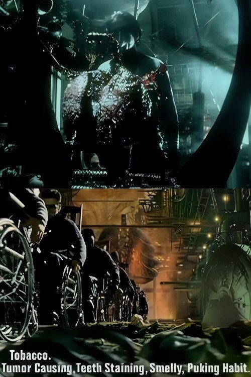 Smoking Drill backdrop