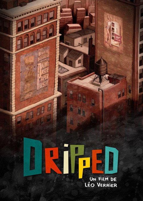 Dripped backdrop