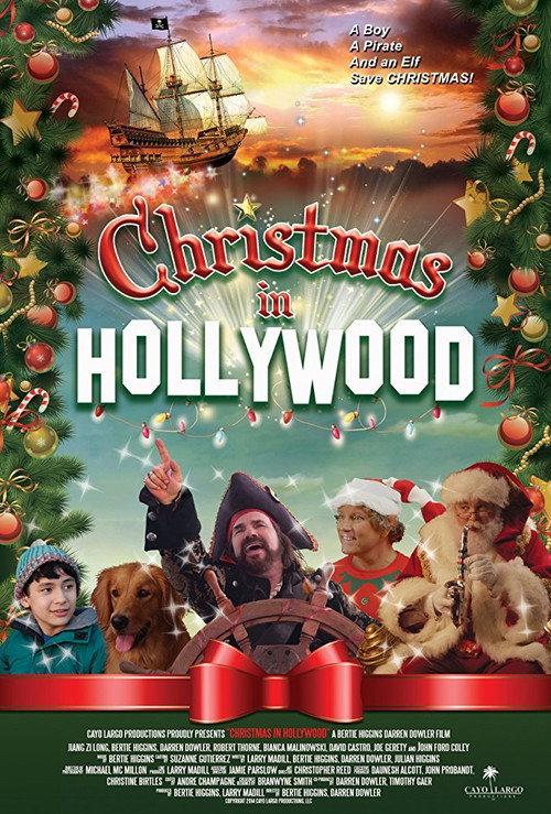 Christmas in Hollywood backdrop