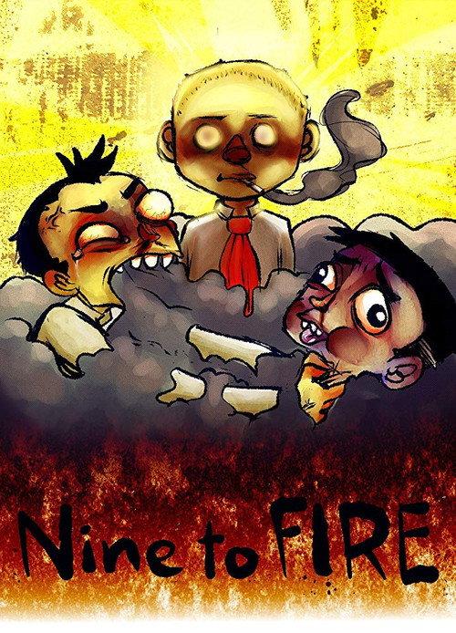 Nine to Fire backdrop