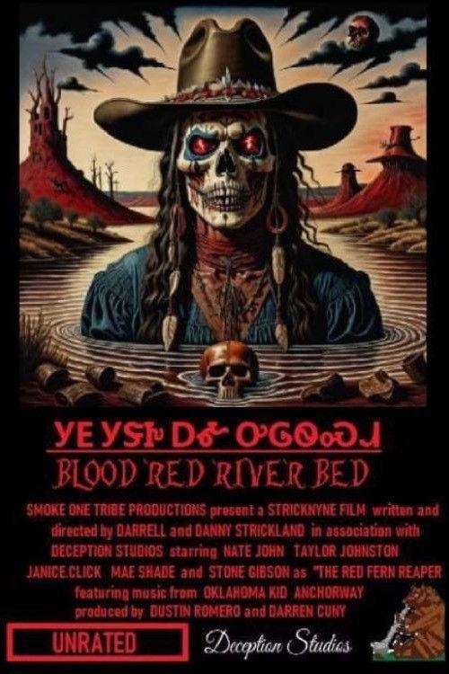 Blood Red River Bed backdrop