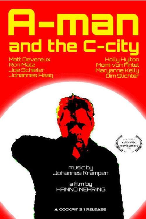 A-man and the C-city backdrop