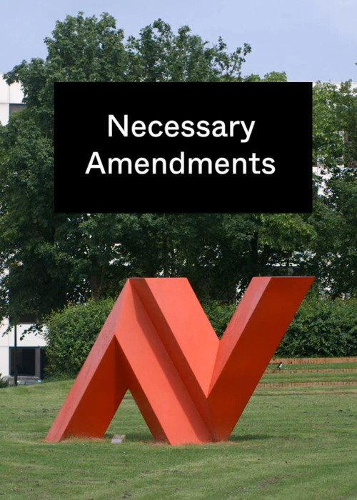 Necessary Amendments backdrop