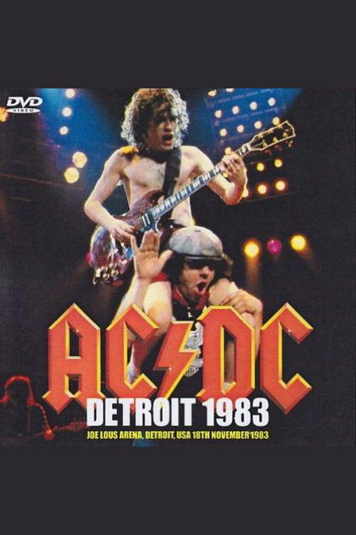 AC/DC Joe Louis Arena Detroit USA November 18 1983 backdrop