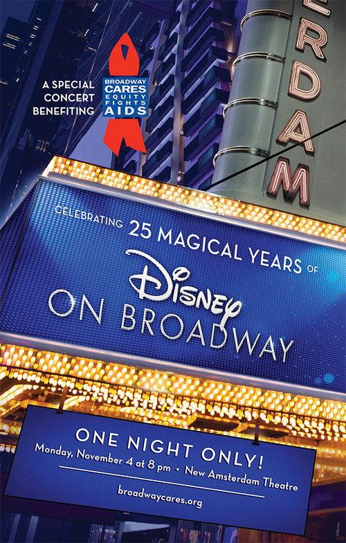 Celebrating 25 Magical Years of Disney on Broadway backdrop