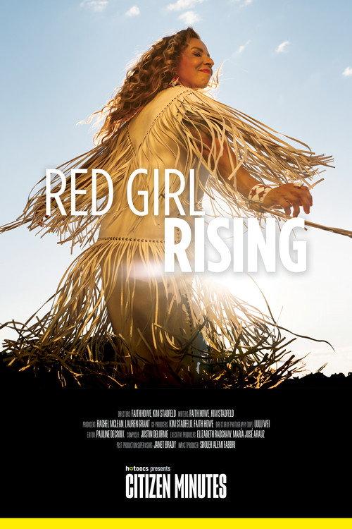 Red Girl Rising backdrop