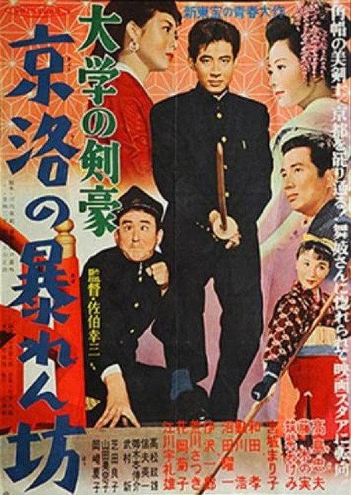 Daigaku no kengō: Keiraku no abarenbō backdrop